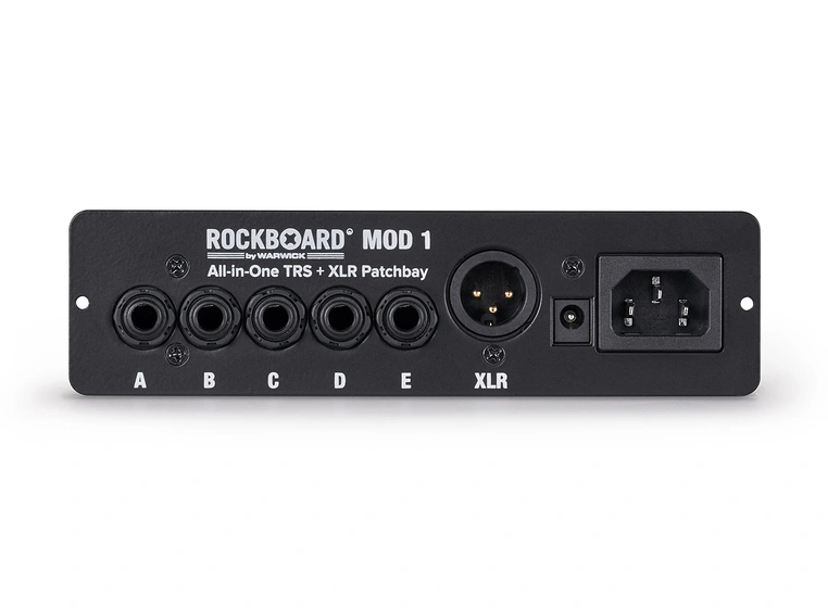 RockBoard MOD 1 V2 - All-in-One TRS & XLR, IEC & Barrel Patchbay 