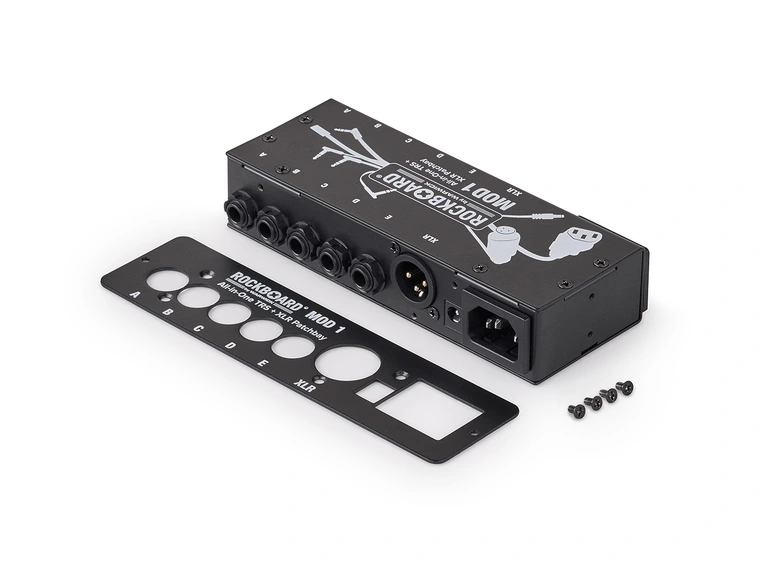 RockBoard MOD 1 V2 - All-in-One TRS & XLR, IEC & Barrel Patchbay 