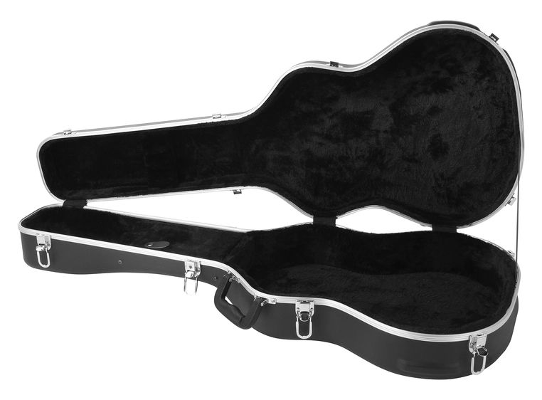 RockCase Classical Guitar ABS Case Arched Lid, Curved 