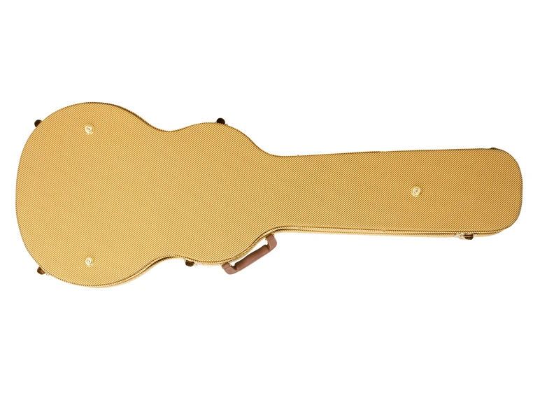 RockCase Electric Guitar Hardshell Case (LP-Style), Arched Lid, Vintage Tweed 
