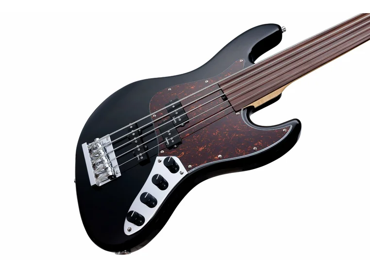 Sadowsky 21 Fret Hybrid PJ Bass 5 BK SHP CHR Act. 2way PJ PU OKU Fretless 