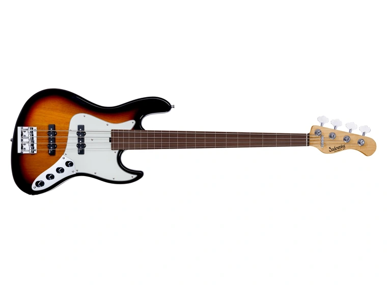 Sadowsky 21 Fret Vintage JJ Bass 4 T3SBST CH Act.2way JJ PU OKU FL w/Lines 