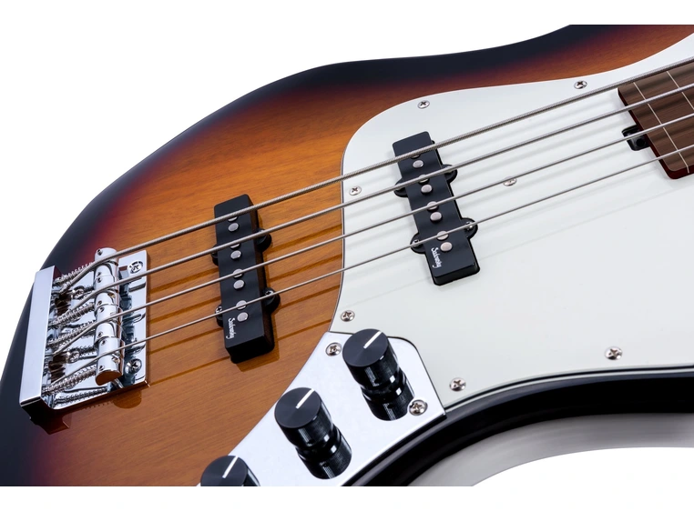 Sadowsky 21 Fret Vintage JJ Bass 4 T3SBST CH Act.2way JJ PU OKU FL w/Lines 