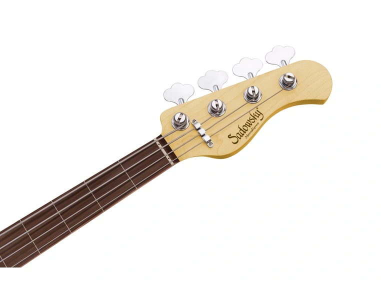 Sadowsky 21 Fret Vintage JJ Bass 4 T3SBST CH Act.2way JJ PU OKU FL w/Lines 