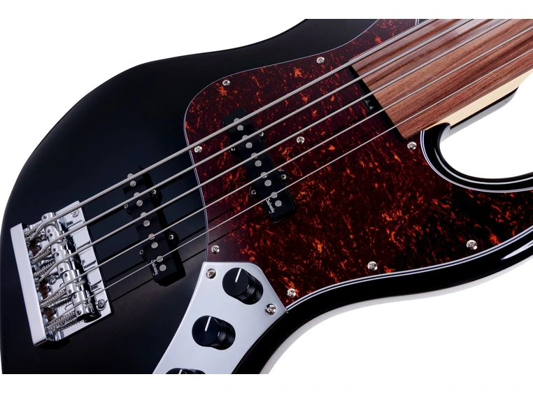 Sadowsky 21 Fret Vintage JJ Bass 5 BK SHP CH Act. 2way JJ PU OKU Fretless 