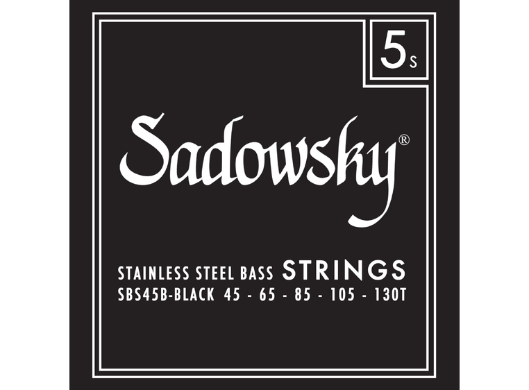 Sadowsky Black Label Bass String Set (045-130) Taperwound - 5-String 