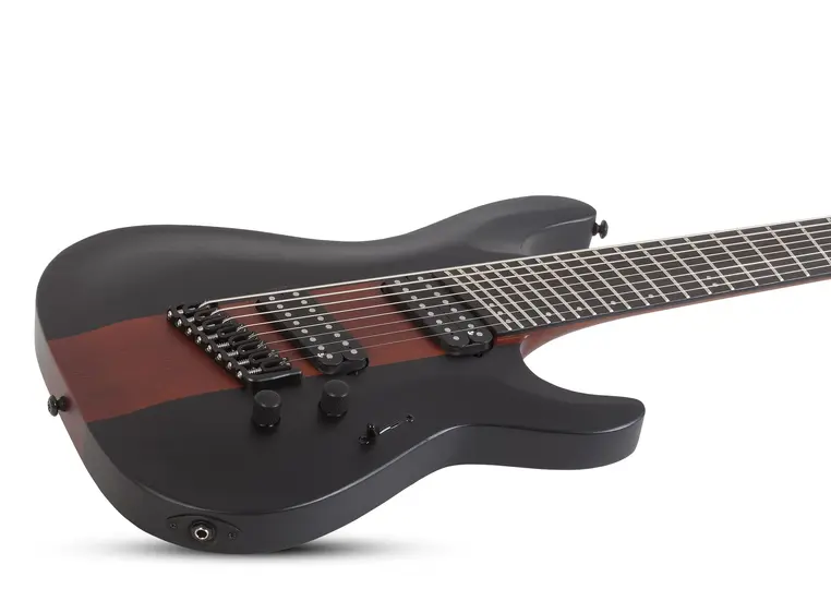 Schecter C-8 Rob Scallon Dark Roast 