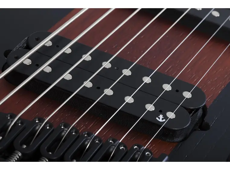 Schecter C-8 Rob Scallon Dark Roast 