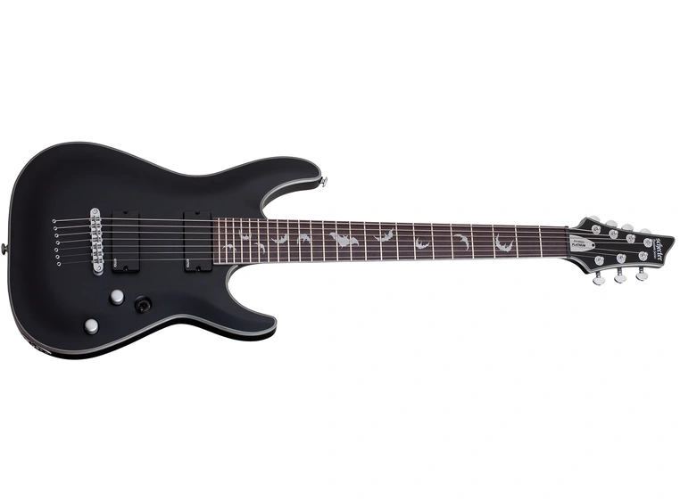 Schecter Damien Platinum-7 Satin Black (SBK) 