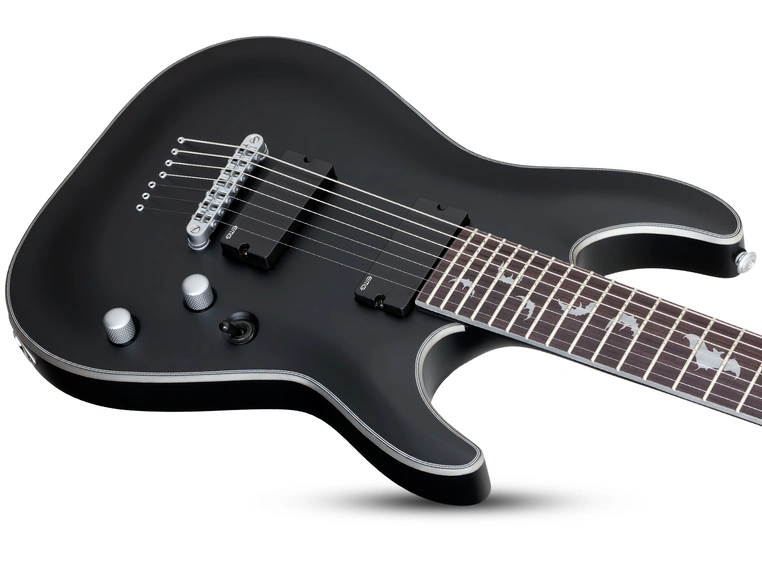 Schecter Damien Platinum-7 Satin Black (SBK) 