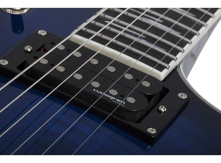 Schecter SOLO-II Supreme LH STBB Venstrehendt See-Thru Blue Burst 