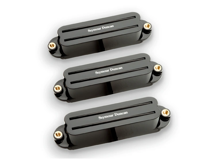 Seymour Duncan Set Hot Rails, Strat Black b & n 