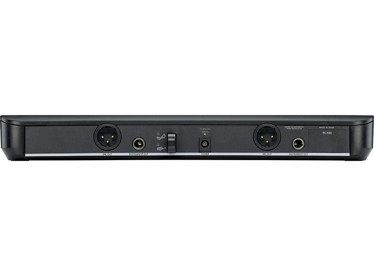 Shure BLX188 Dual Bodypacksystem 2xWA302 K3E (606-630Mhz) 