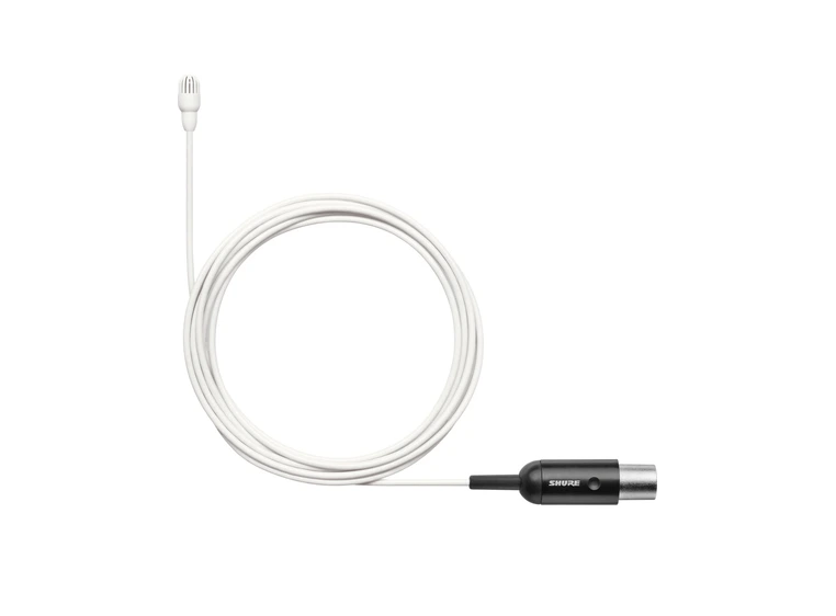 Shure TL46 Lav Omni Natural High-sen 1.6mm Cab MTQG White 