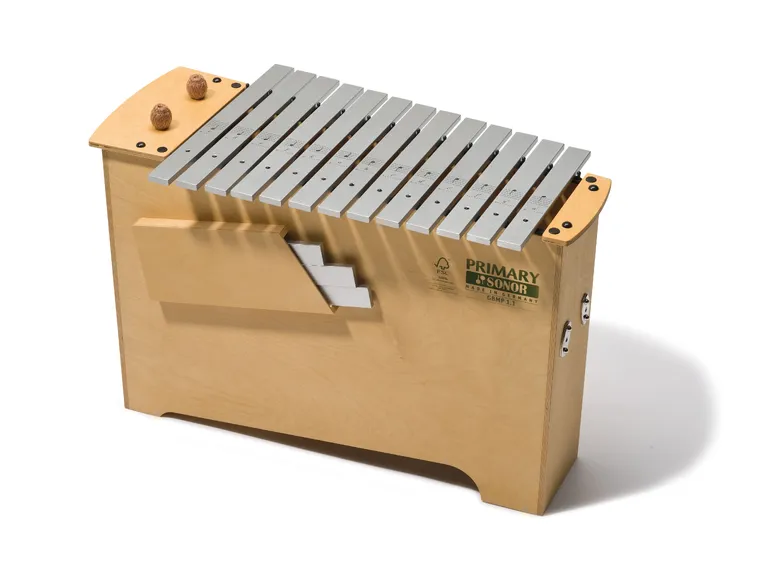 Sonor GBMP 1.1 DE, Deep Bass Metallophon 16x, c-a1, 1 pair SCH 25, C-major 