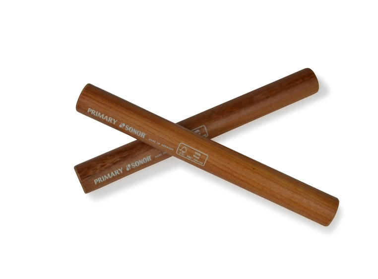 Sonor PCL 1 Claves, FSC 100% FSCTM 100%, Pao Rosa, large, pair 