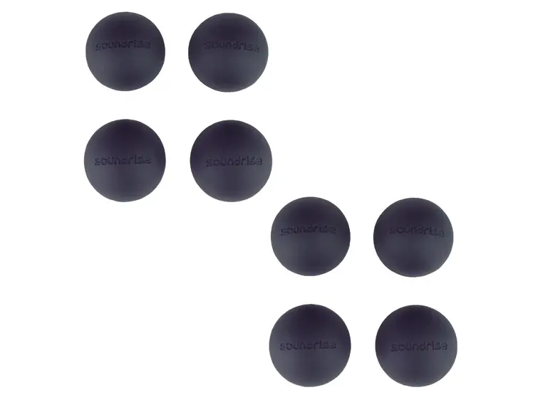 Soundrise DOMES 1.25, 8 pack 1.25” Selvheft silikon isoleringspads 