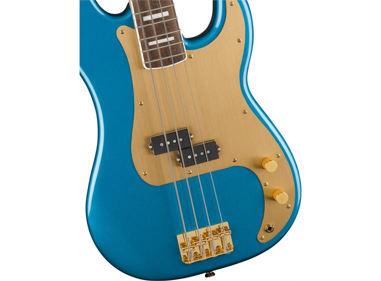 Squier 40th Ann Precision Bass Gold Edition, Lake Placid Blue