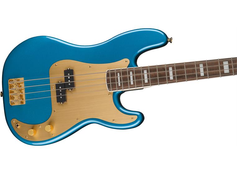 Squier 40th Ann Precision Bass Gold Edition, Lake Placid Blue