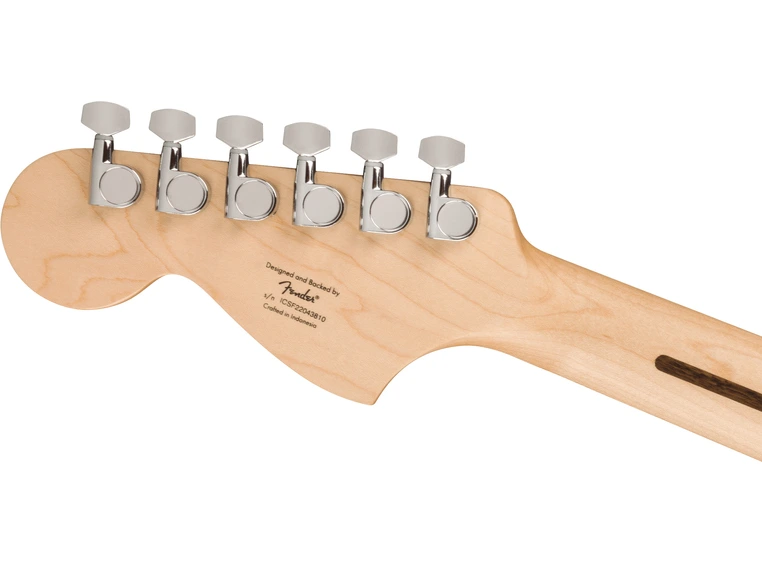 Squier Sonic Mustang, Maple White Pickguard, Torino Red 