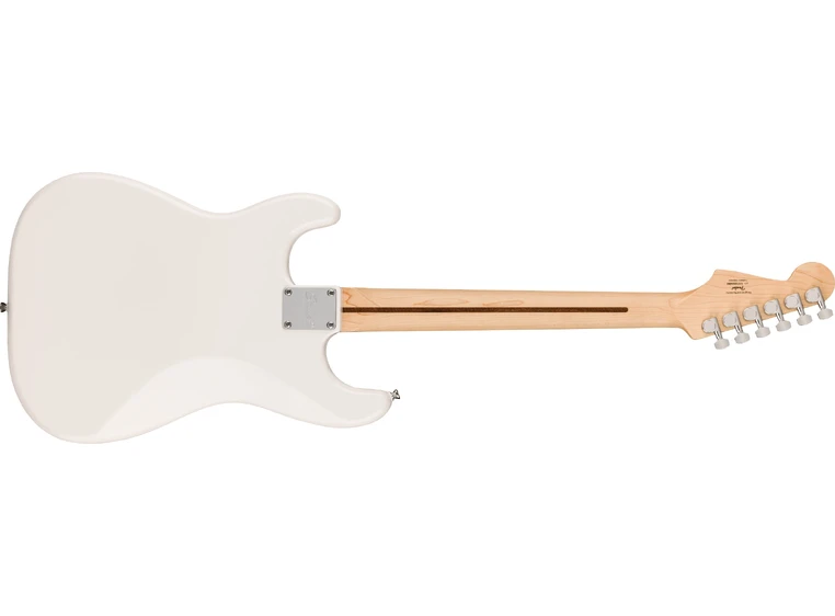 Squier Sonic Stratocaster HT, Maple White Pickguard, Arctic White 