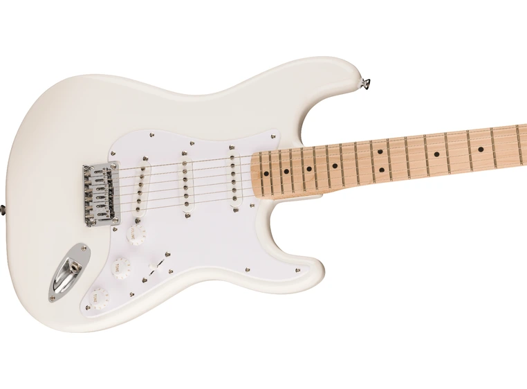 Squier Sonic Stratocaster HT, Maple White Pickguard, Arctic White 