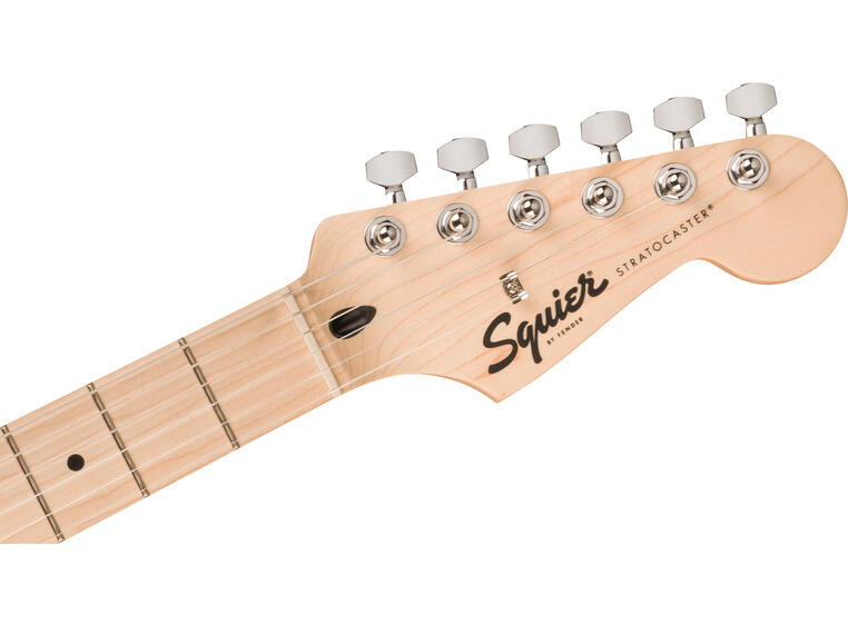Squier Sonic Stratocaster HT, Maple White Pickguard, Arctic White