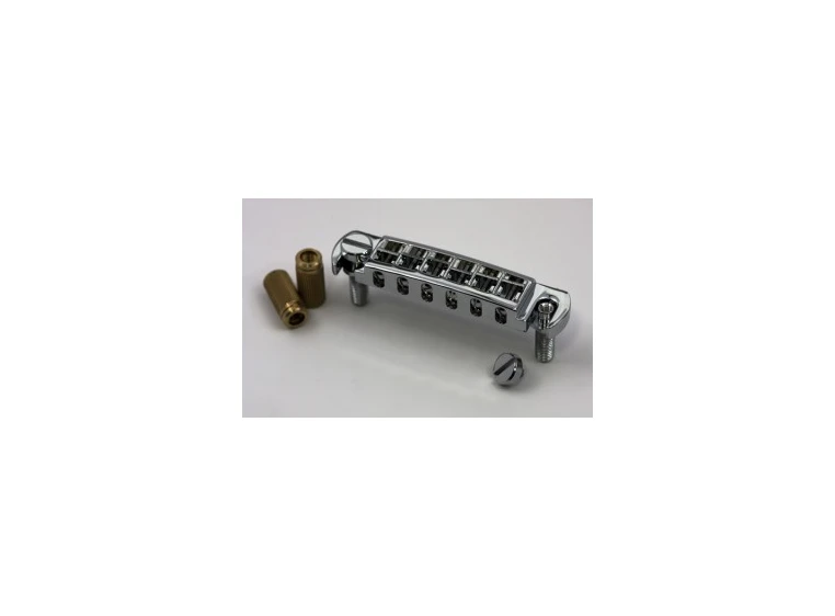 TonePros AVT2G C - Wraparound Bridge with SS1 Locking Studs - Chrome 