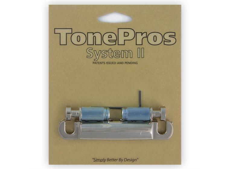 TonePros T1ZS N - Standard Tailpiece (Locking Stop Bar) - Nickel