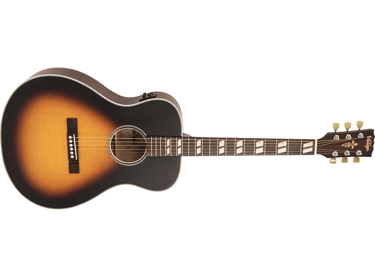 Vintage VE130VSB Historic Folk Guitar EQ 