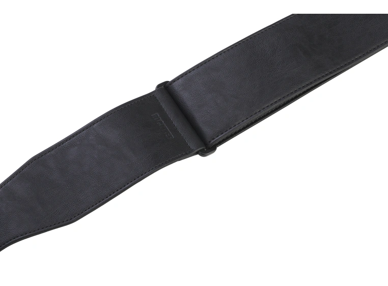 Warwick Synthetic Leather Bass Strap Black, Silver Embossing 