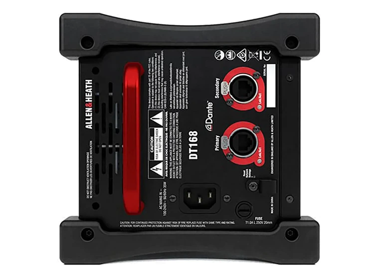 A&H DT168 portable Dante I/O expander 16 mic/line, 8 XLR out 