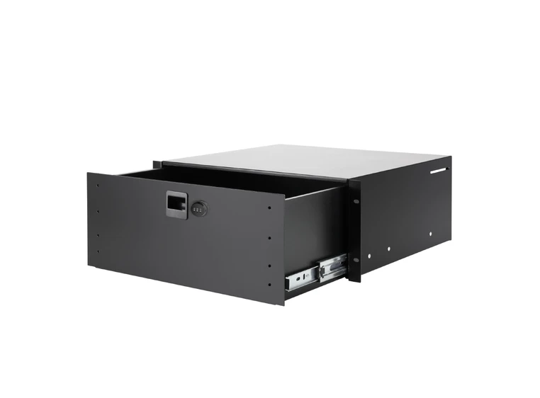 Adam Hall Parts 87404 A CL Rack Drawer 4 U Alu., Combination Lock 