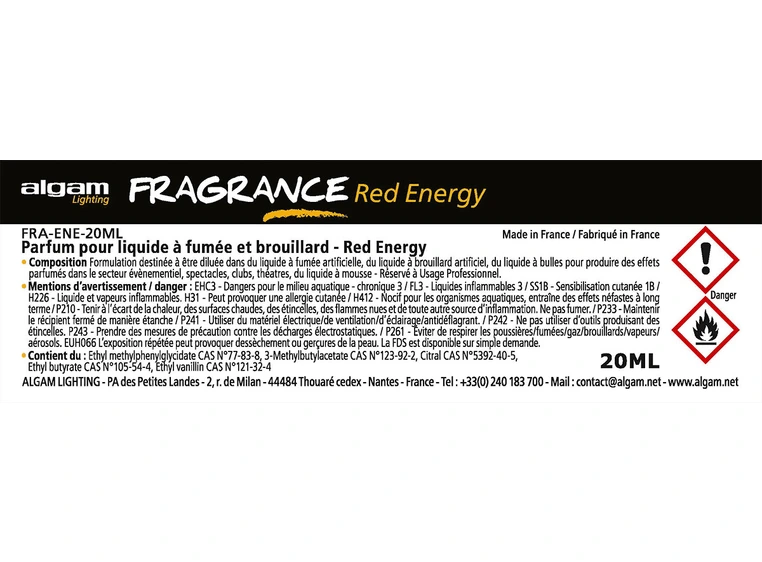 Algam Lighting 20 ML mist fragr energy FRA-ENE-20ML 