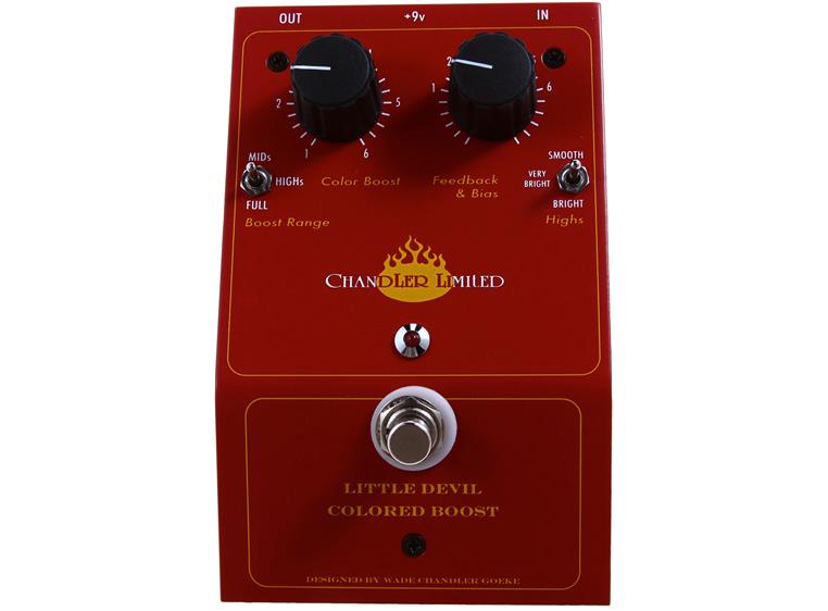 Chandler Limited Little Devil Bost Pedal LD Colored Boost Pedal