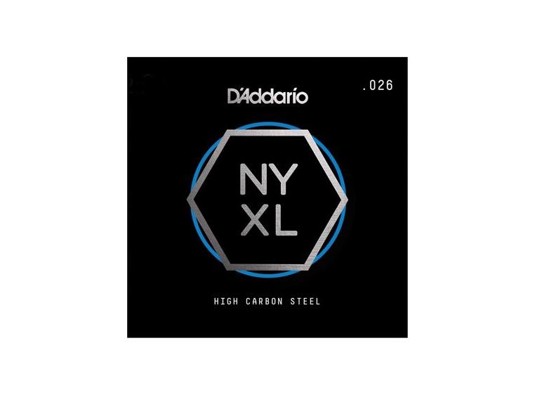 D'Addario NYS026 Gitarstreng NYXL Single Plain 026