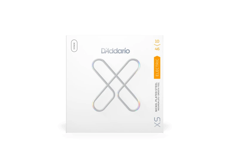 D'Addario XSE1046-3P XS Coated (010-046), 3-pack 