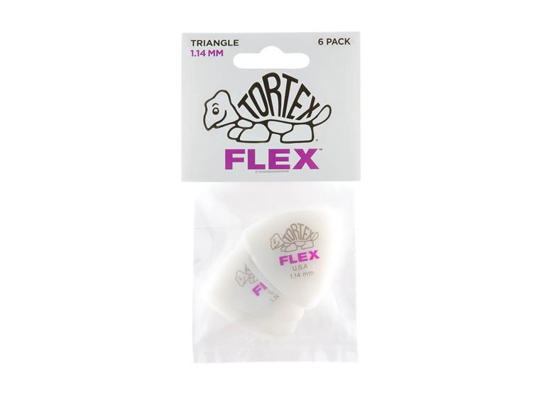Dunlop 456P114 Tortex Flex Triangle 6-pack