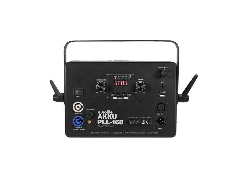 EUROLITE AKKU PLL-168 panel varmhvit/kaldhvit 