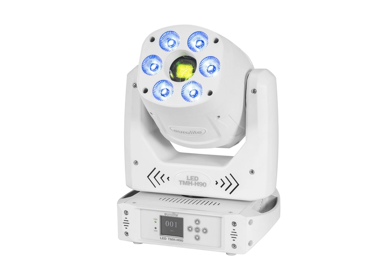 EUROLITE LED TMH-H90 Hybrid Moving-Head hvit, Spot/Wash COB 