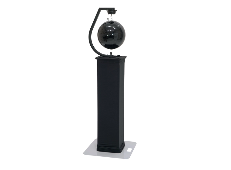 EUROLITE stativmontering med motor, sort for opp til 50cm speilkuler + quick link 