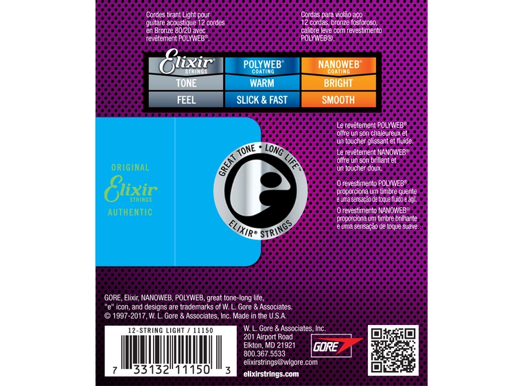 Elixir Polyweb ak.gitar 12-str. Light (010-047) 11150 