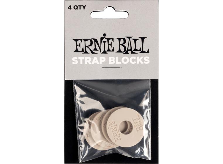 Ernie Ball EB-5625 Strap Blocks, Gray 4 pc