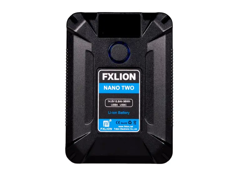 FXLION V-lock Nano Two batteri 14.8V, 98Wh. D-tap, USB-A, USB-C inn/ut 