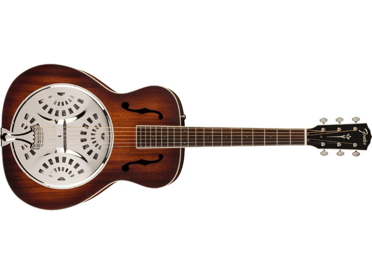 Fender PR-180E Resonator Walnut Fingerboard, Aged Cognac Burst 