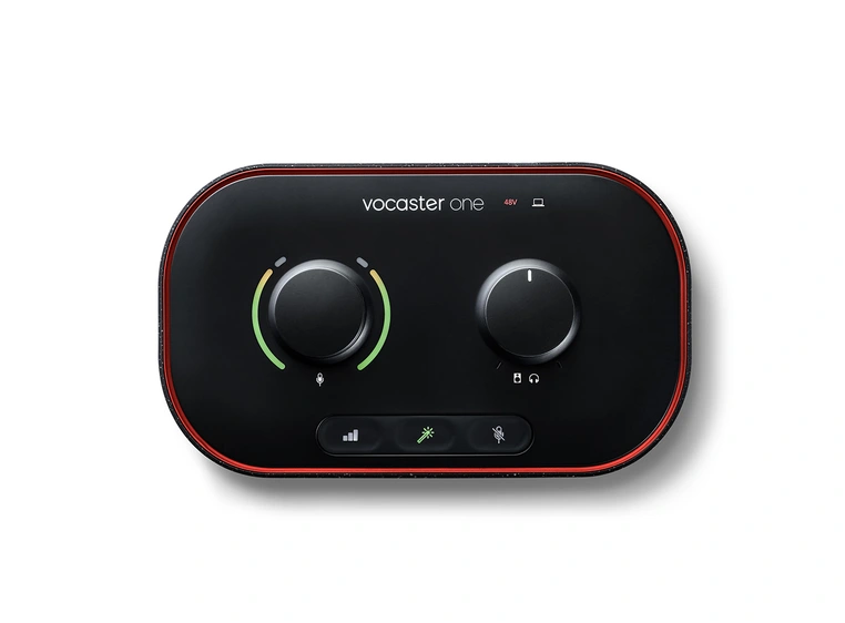 Focusrite Vocaster One Studio Bundle USB lydkort, mikrofon og hodetelefon 