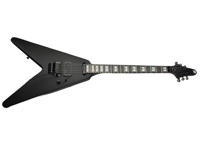 Framus D-Series Artist Line WH-1 Fishman Fluence, Solid Black Satin 