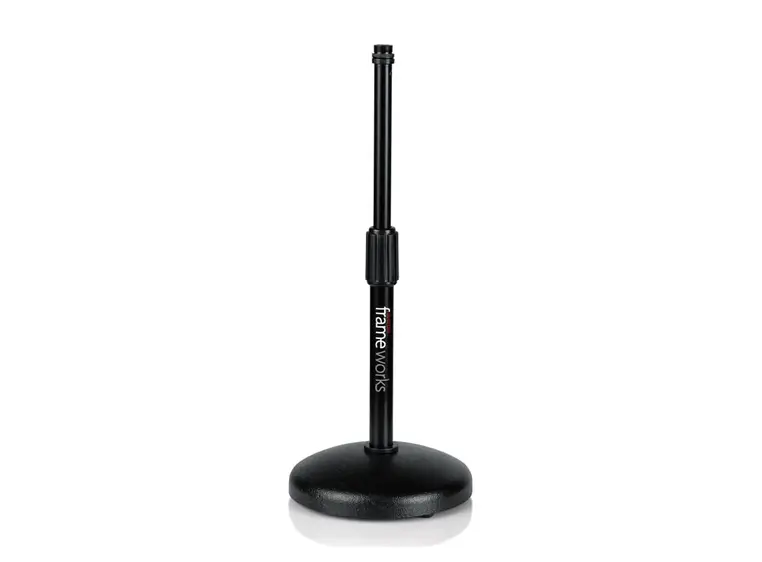 Gator Frameworks GFW-MIC-0501 Round Base Desktop Mic Stand 
