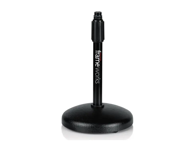 Gator Frameworks GFW-MIC-0501 Round Base Desktop Mic Stand 