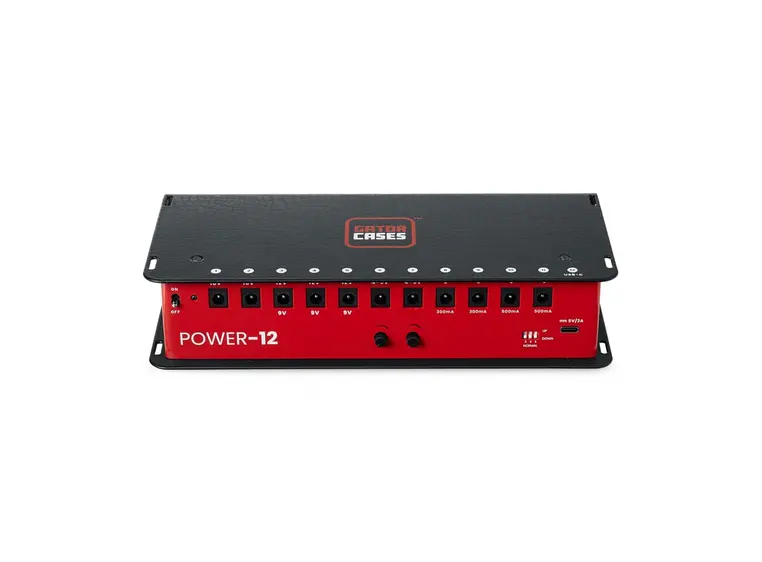 Gator Frameworks GTR-PWR-12-F Pedal Board Power Supply 12 Outputs 